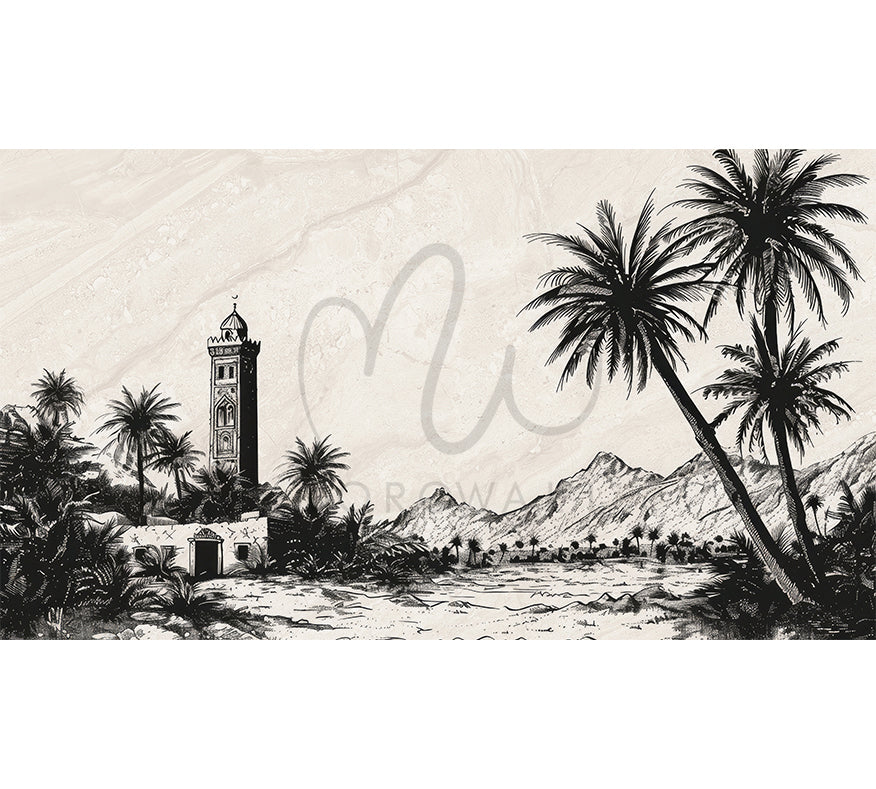 Papier Peint la mosquée - Morowall