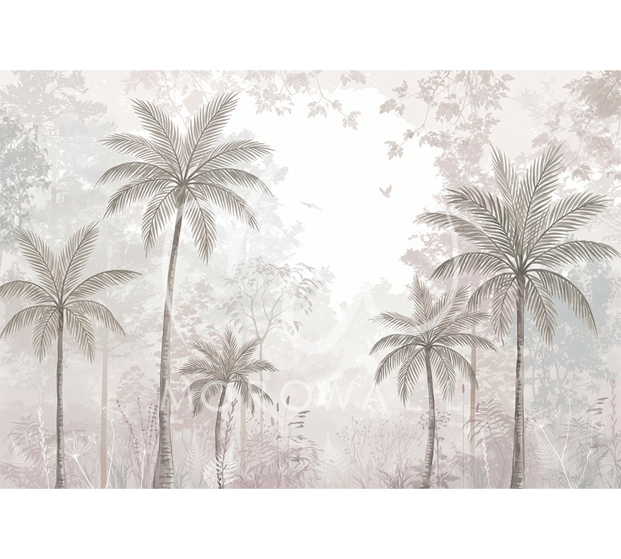 Papier Peint Paysage des palmiers
