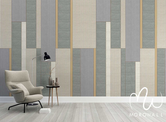 Papier Peint Bandes geometrique