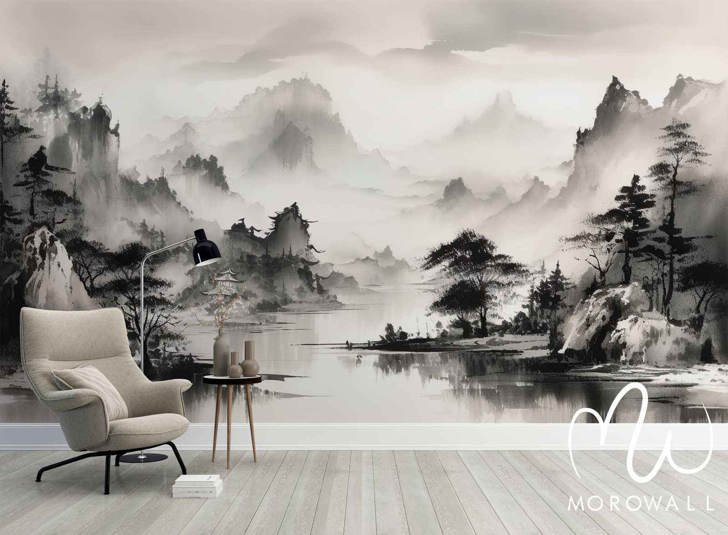 Papier Peint Abstract Landscape - Morowall