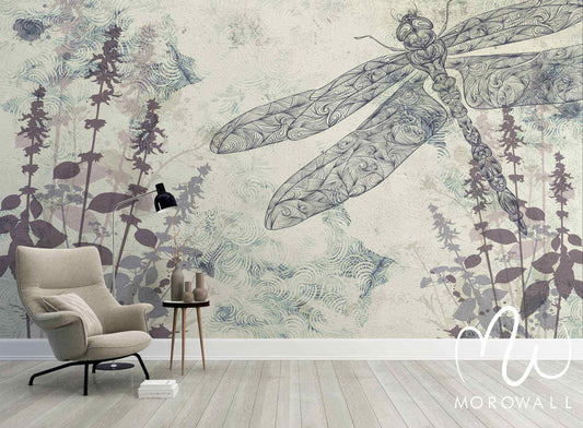Papier Peint DRAGONFLY - Morowall