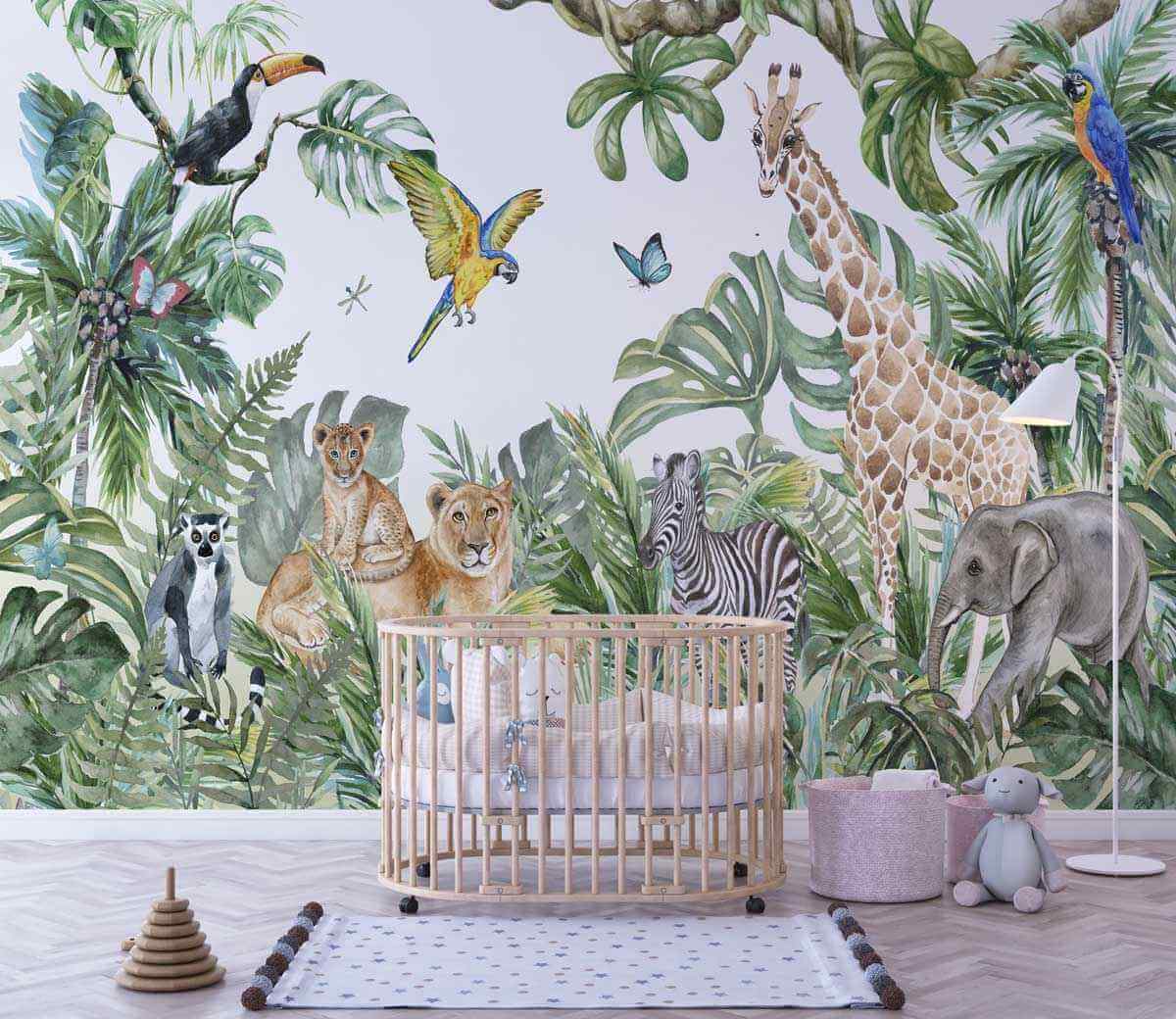 Papier Peint Jungle Kingdom - Morowall