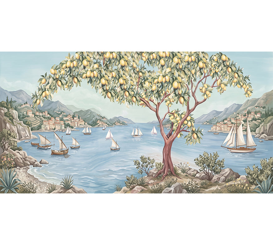 Papier Peint Riviera des Citronniers