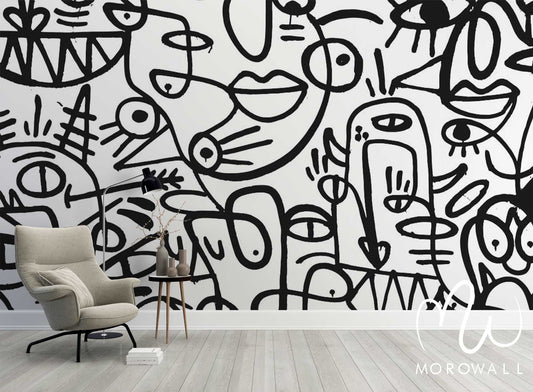 Papier Peint Street Art Contemporain