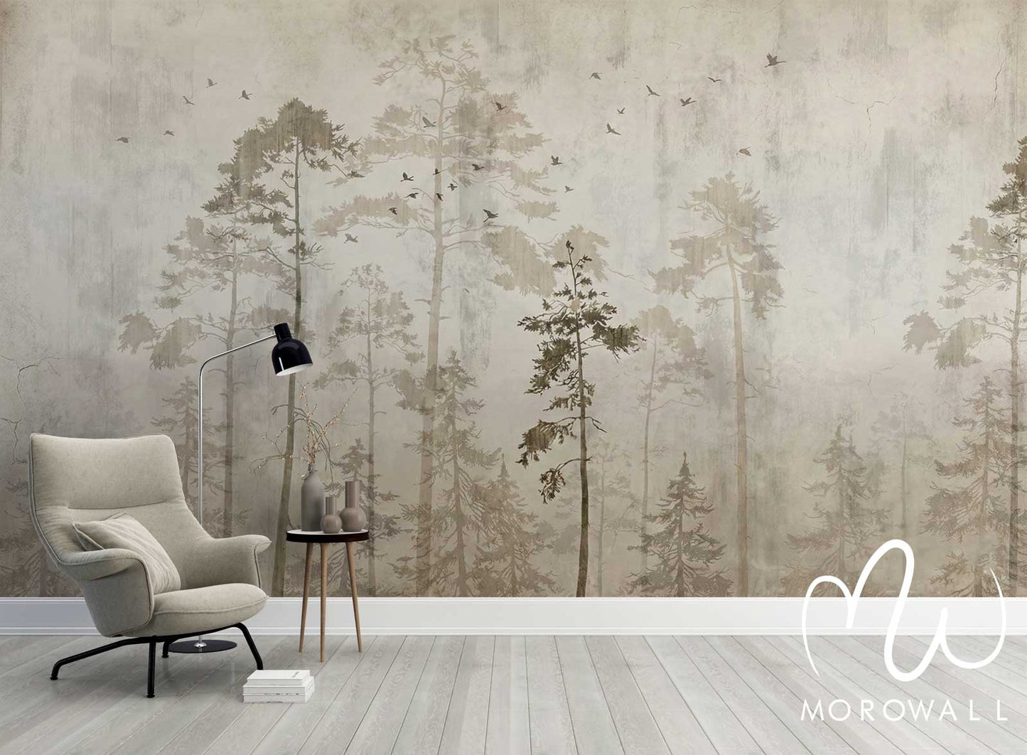 Papier Peint L'Écho des Bois BEIGE